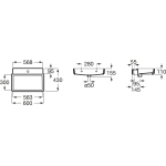 Roca A327694000 Tura 掛牆面盆